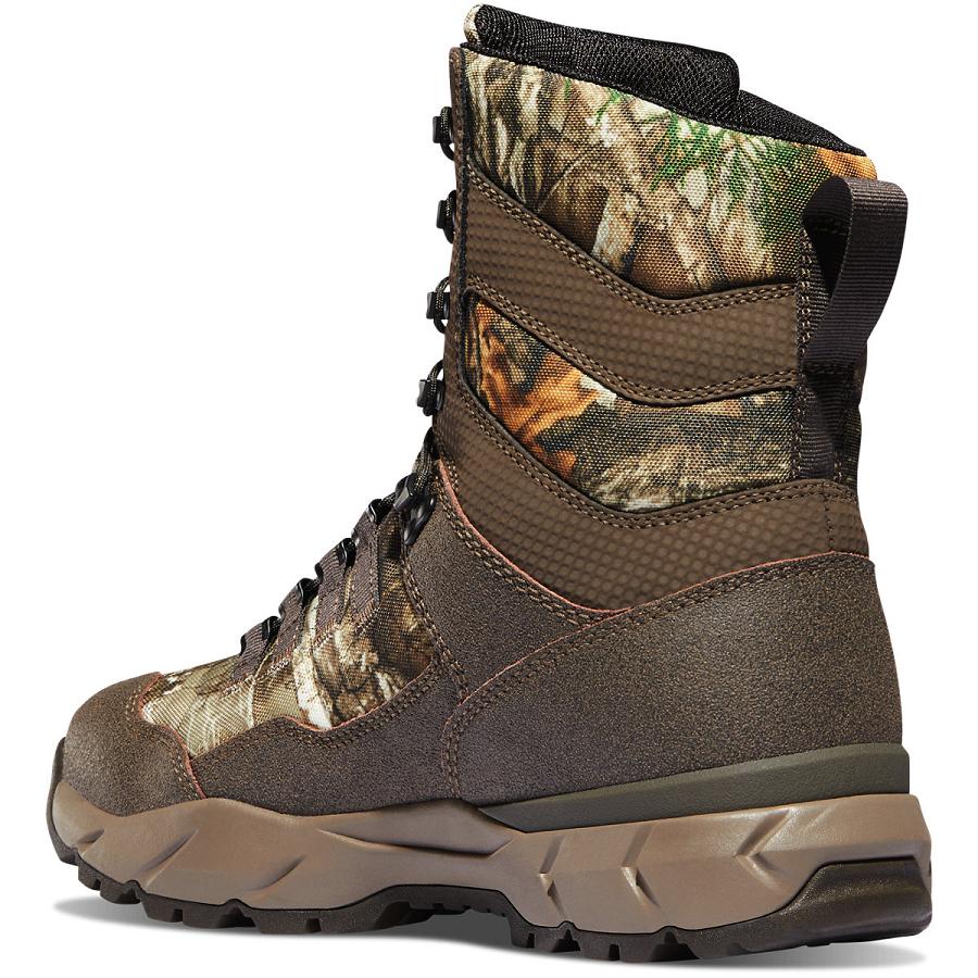 Brown Men's Danner Vital Edge Insulated 800G Hunting Boots | NZ4727AP