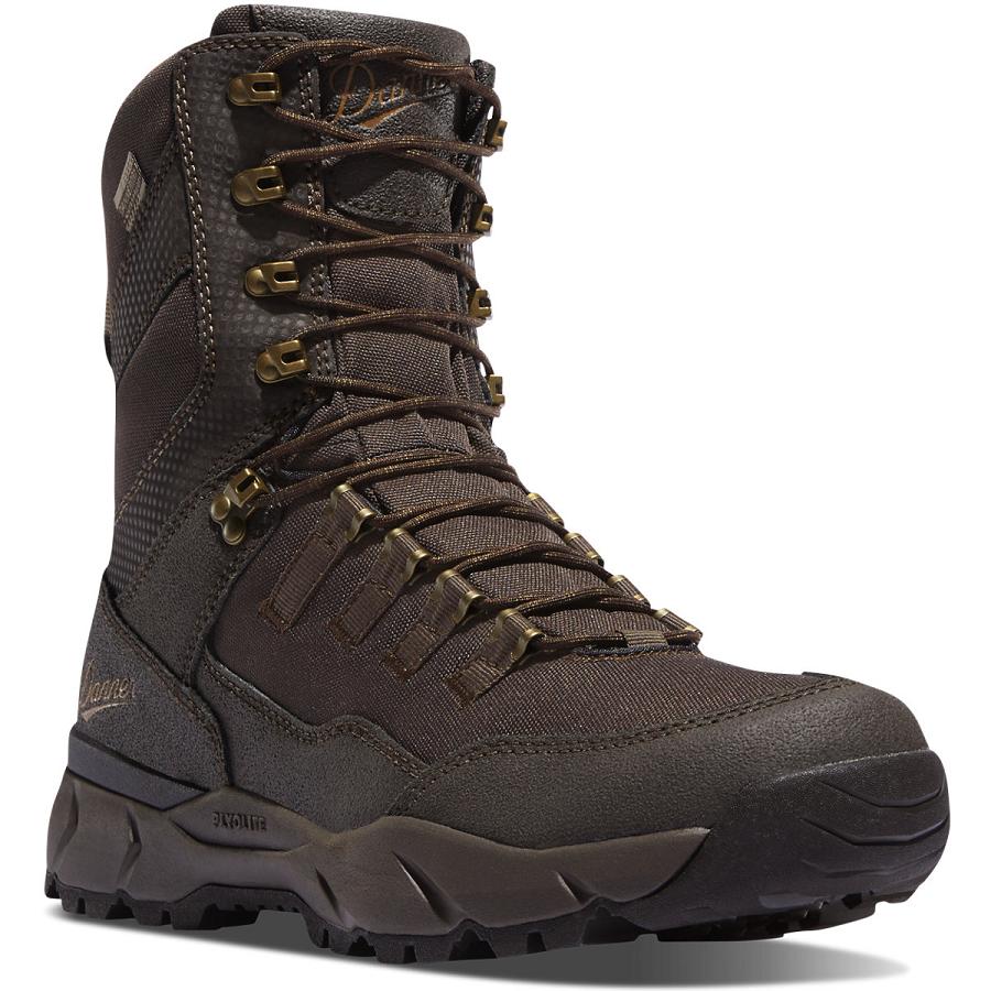 Brown Men's Danner Vital Insulated 400G Hunting Boots | NZ4725DN