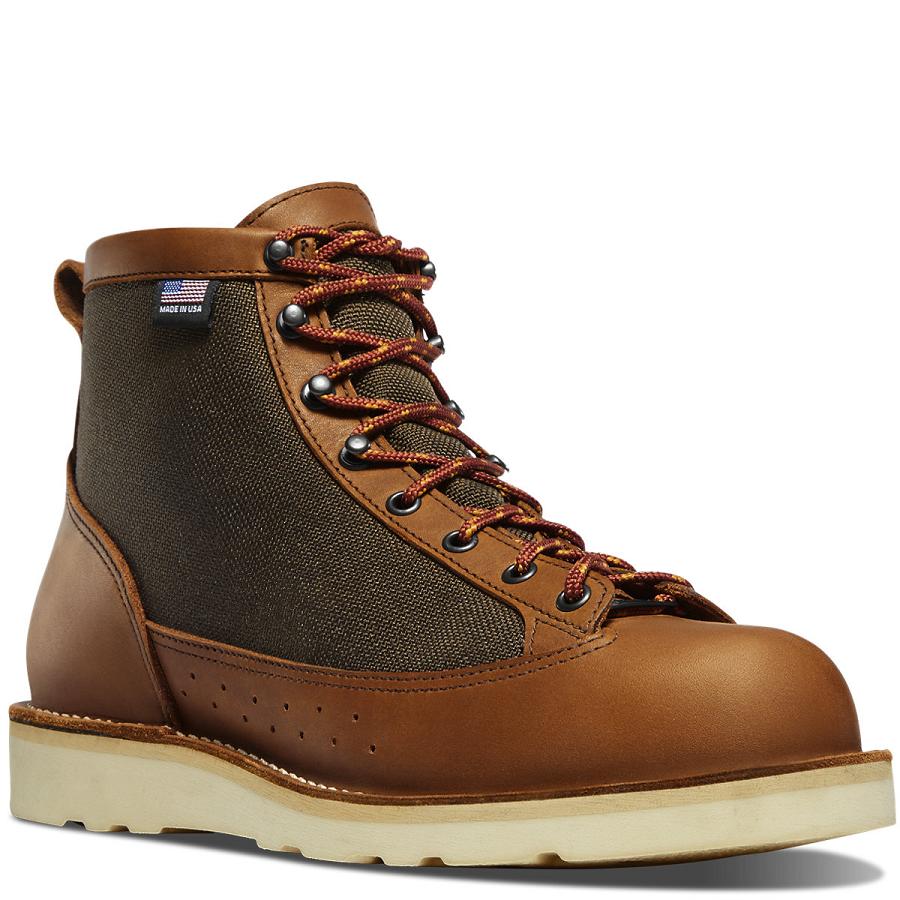 Brown Men's Danner Westslope Work Boots | NZ4892TV