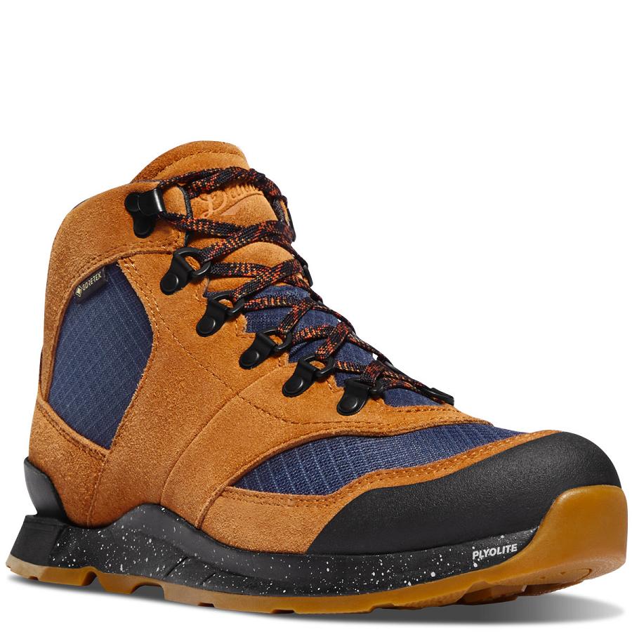 Brown / Navy Women's Danner Free Spirit Hiking Boots | NZ4455TV