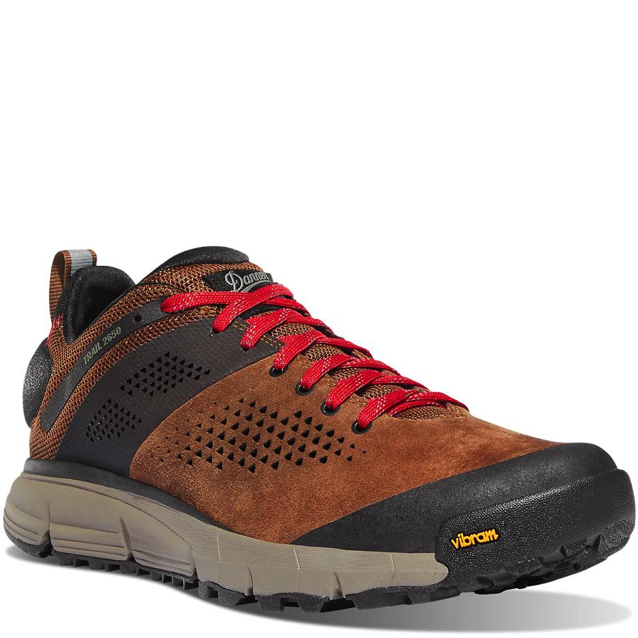 Brown / Red Men's Danner Trail 2650 Shoes | NZ4694NB