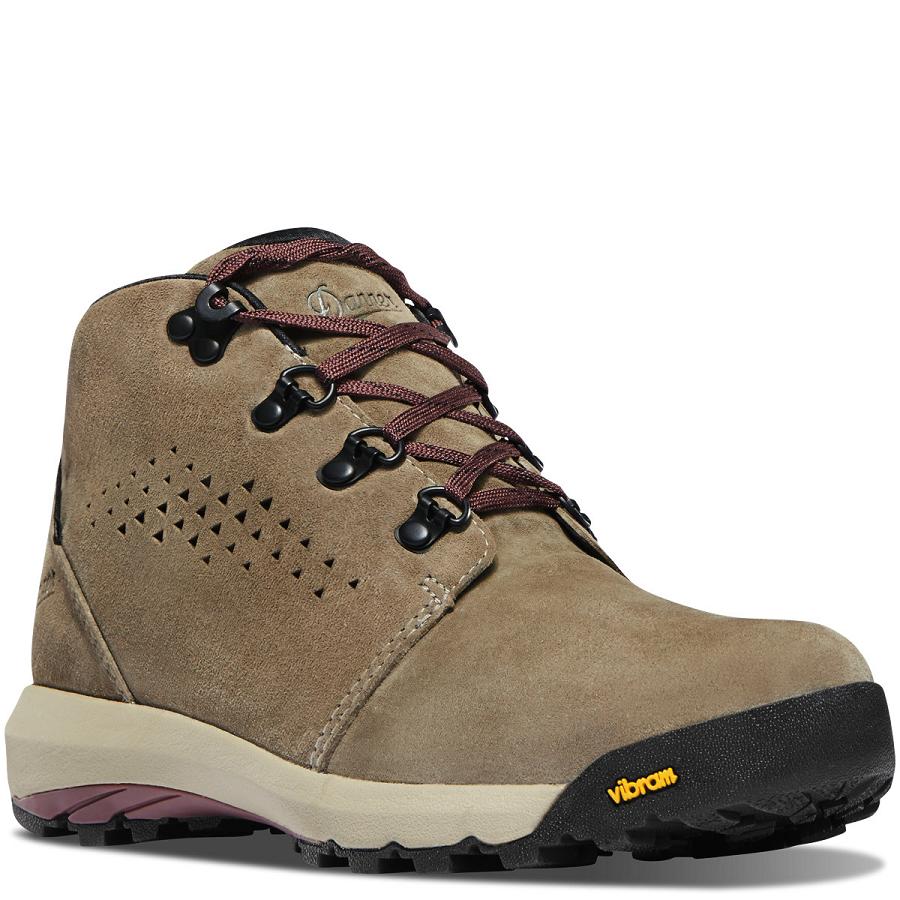 Brown Women's Danner Inquire Chukka Hiking Boots | NZ4418GL