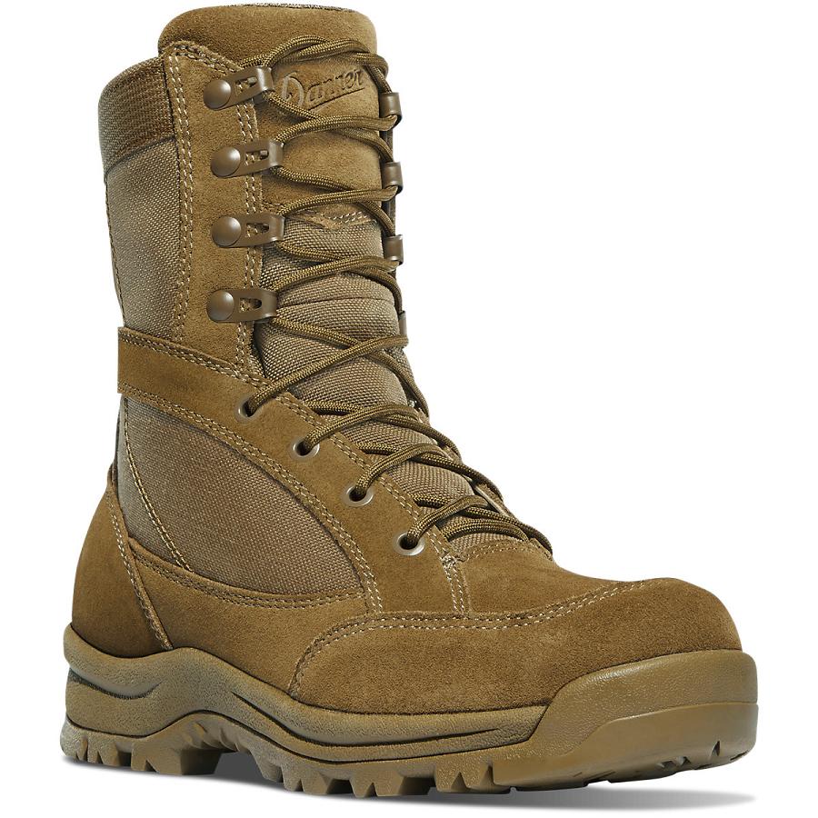 Brown Women's Danner Prowess Military Boots | NZ4359GL