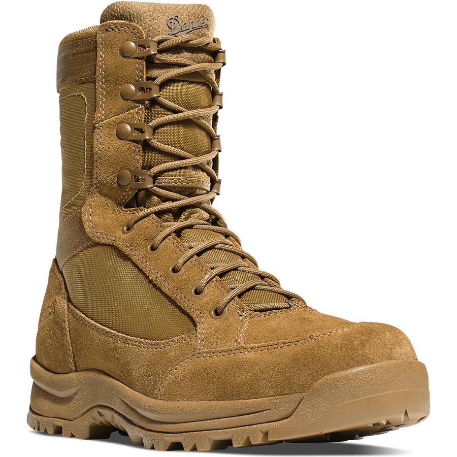 Brown Women's Danner Tanicus Military Boots | NZ4367FM