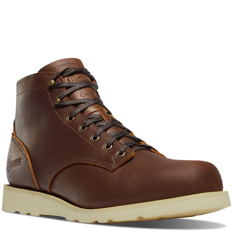 Burgundy Men's Danner Douglas GTX Boots | NZ4865UT