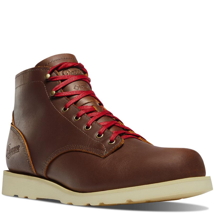 Burgundy Men's Danner Douglas GTX Boots | NZ4865UT