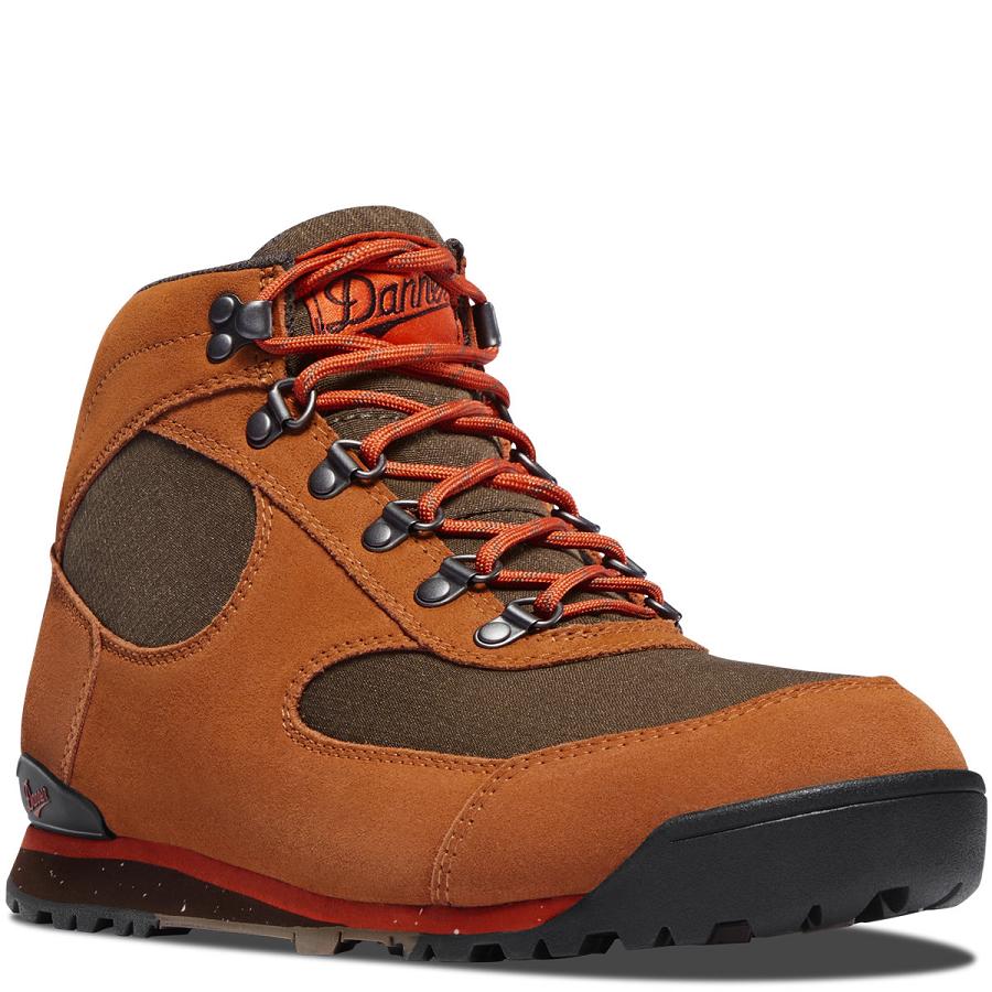 Chocolate Men's Danner Jag Work Boots | NZ4896QZ