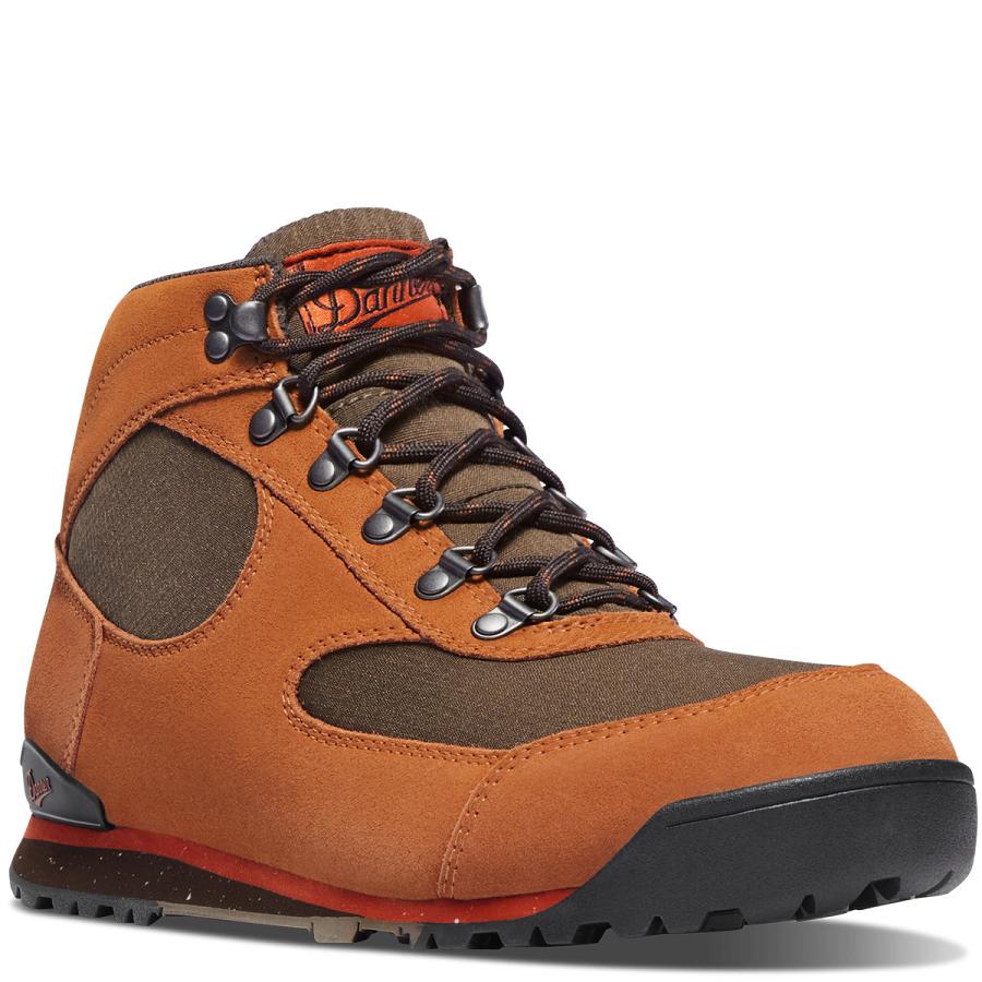 Chocolate Men's Danner Jag Work Boots | NZ4896QZ