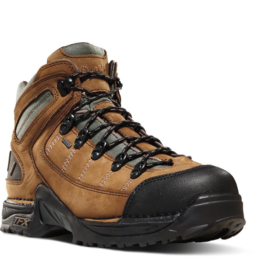 Dark Brown Men's Danner Radical 453 Hiking Boots | NZ4825GL