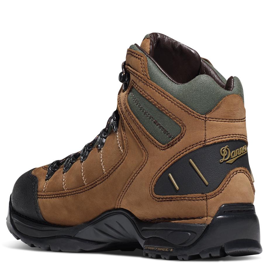 Dark Brown Men's Danner Radical 453 Hiking Boots | NZ4825GL