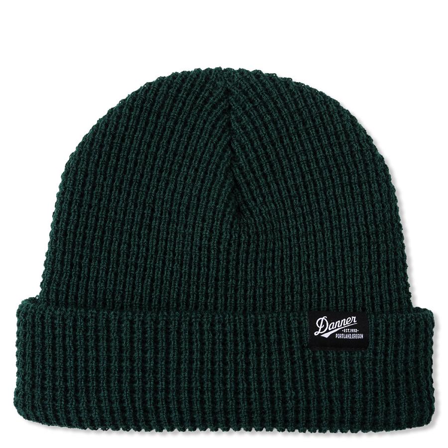 Green Men\'s Danner Classic Beanie Hats | NZ5007GL