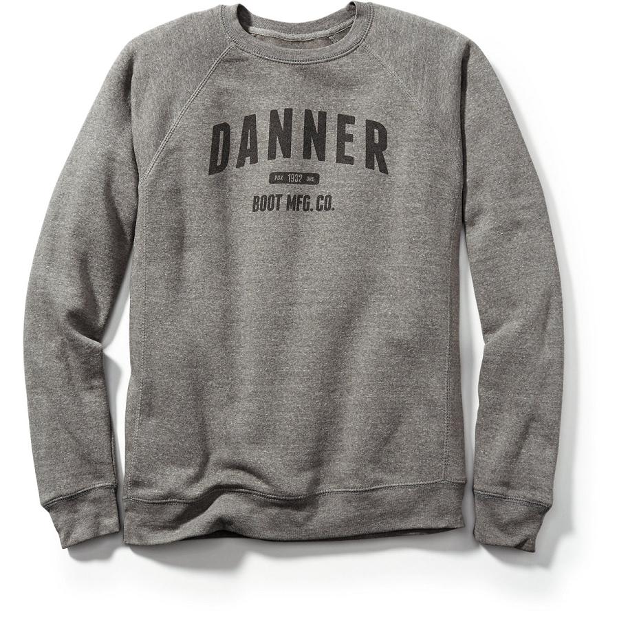 Grey Men\'s Danner Athletic Sweatshirt - OR Patch Clothing | NZ5025GL