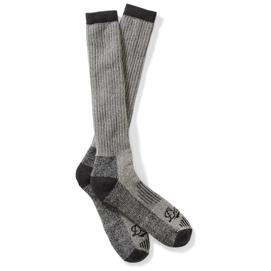 Grey Men\'s Danner Merino Heavyweight Hunting Socks Over the Calf Socks | NZ4961AP