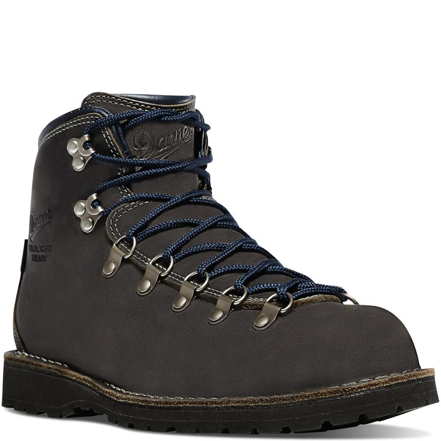 Grey Men's Danner Mountain Pass Hiking Boots | NZ4842TV