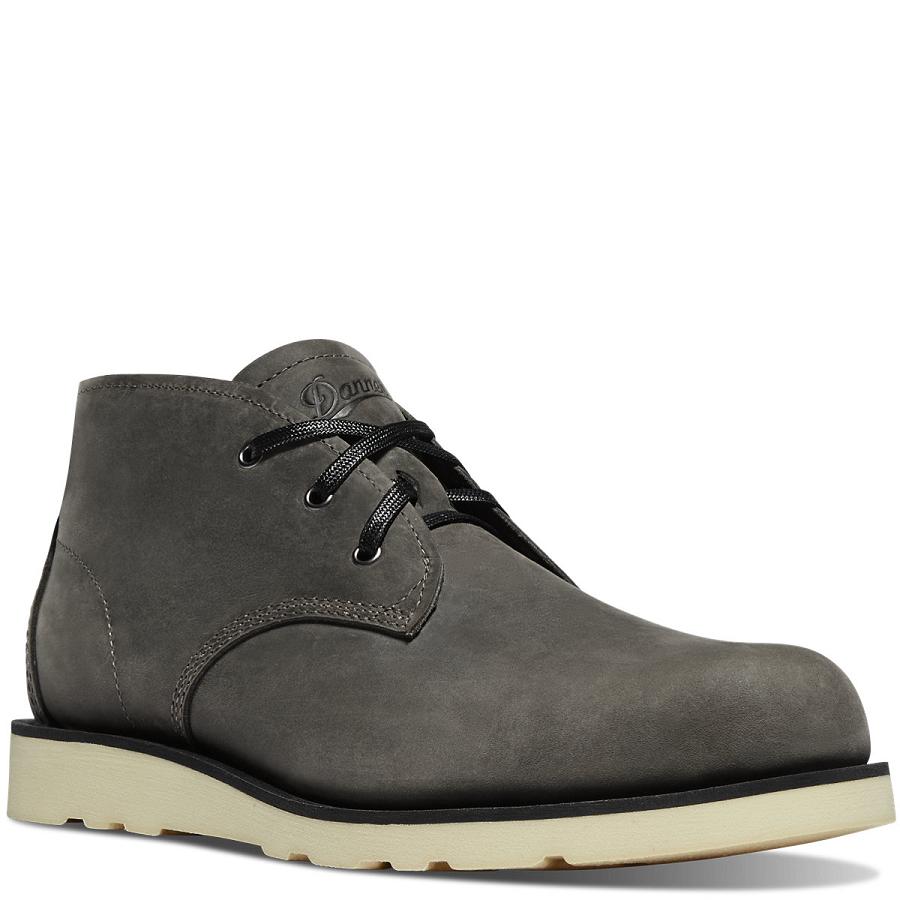 Grey Men's Danner Pine Grove Chukka Boots | NZ4868RW