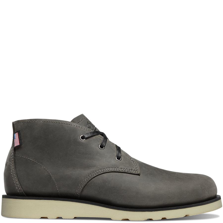 Grey Men\'s Danner Pine Grove Chukka Boots | NZ4868RW