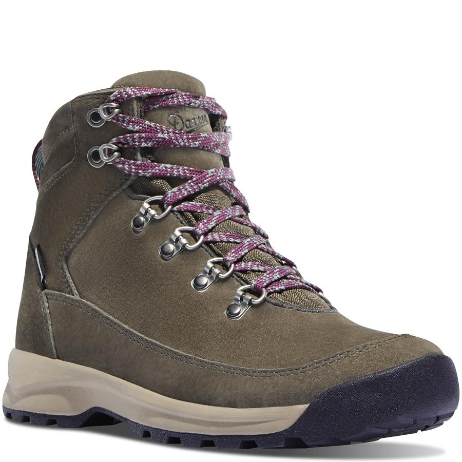 Grey Women's Danner Adrika Hiking Boots | NZ4438XF