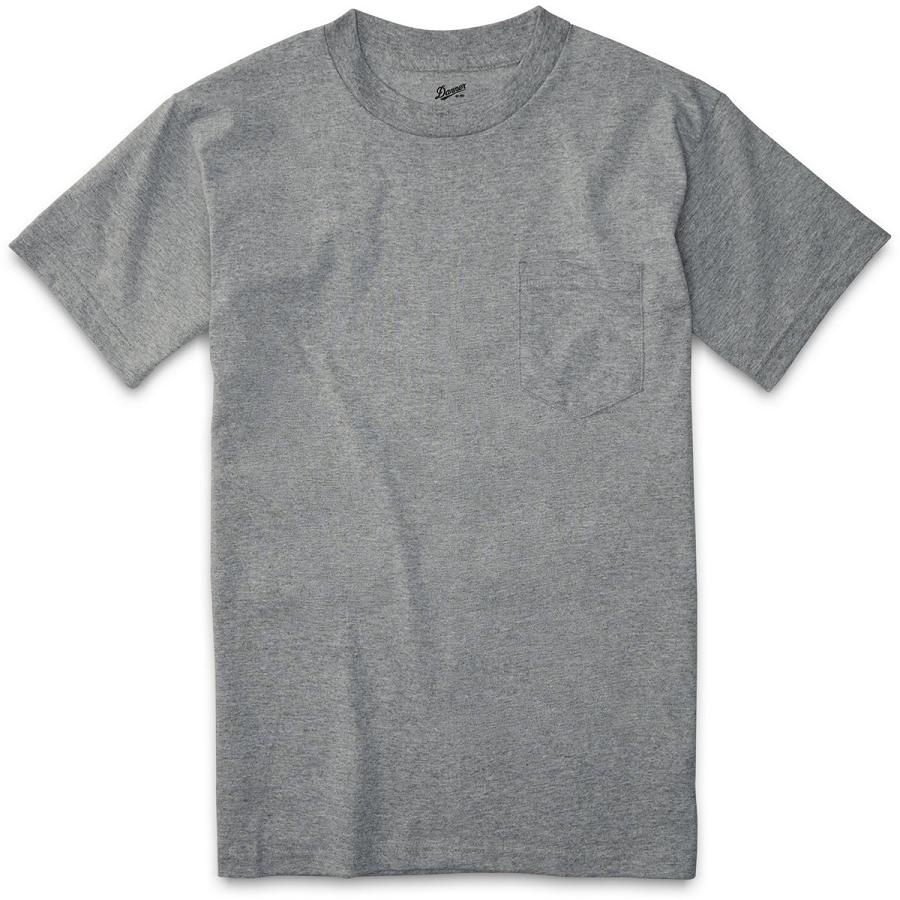 Grey Women's Danner Pocket T-Shirt 1970's Logo Clothing | NZ4601GL