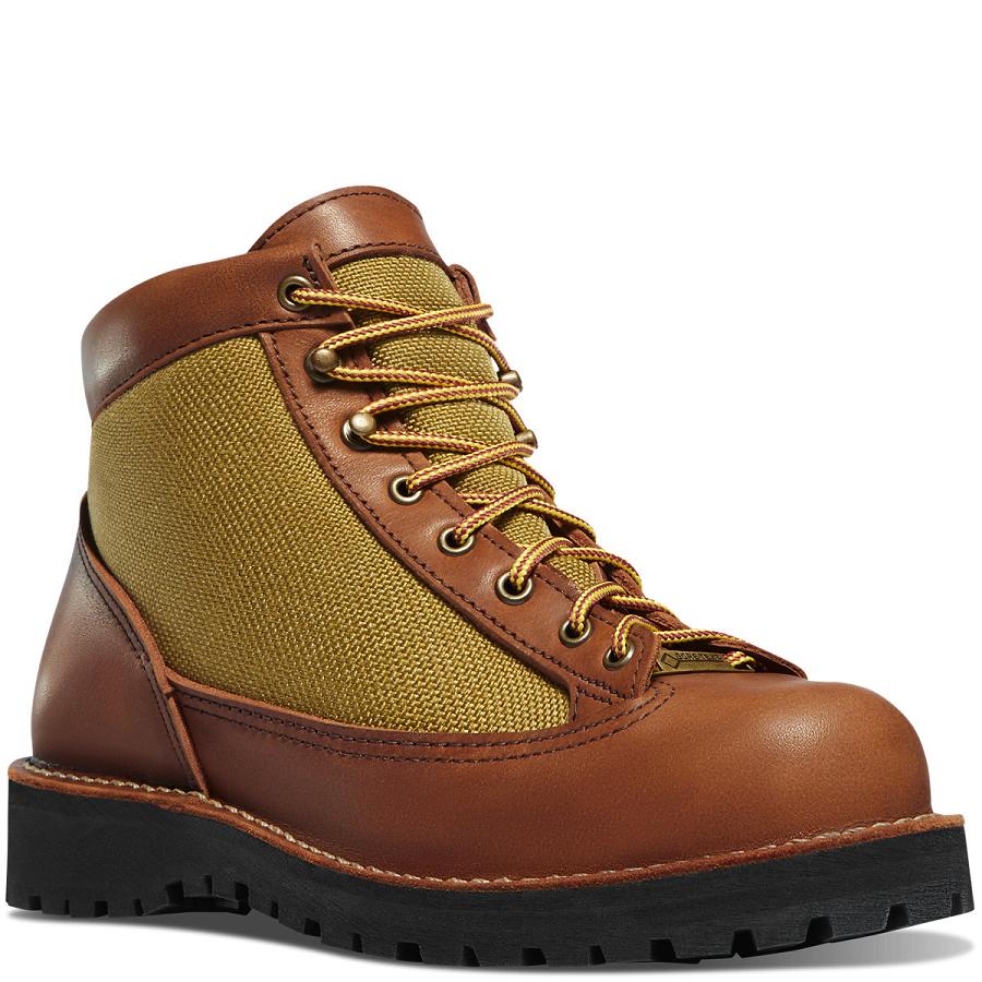 Khaki Women's Danner Light Revival Boots | NZ4512MA