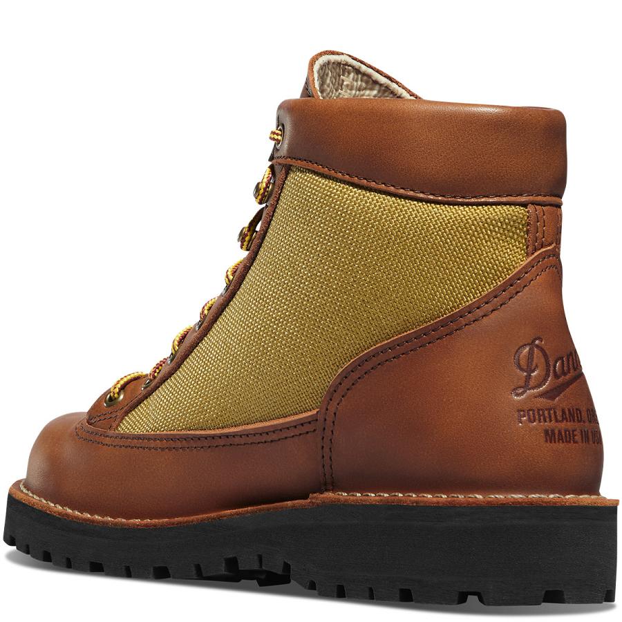 Khaki Women's Danner Light Revival Boots | NZ4512MA