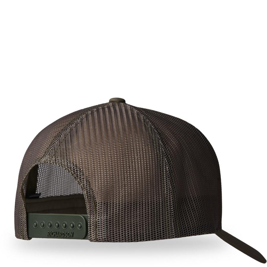 Olive / Blue Men's Danner Trucker Cap Hats | NZ4995WY