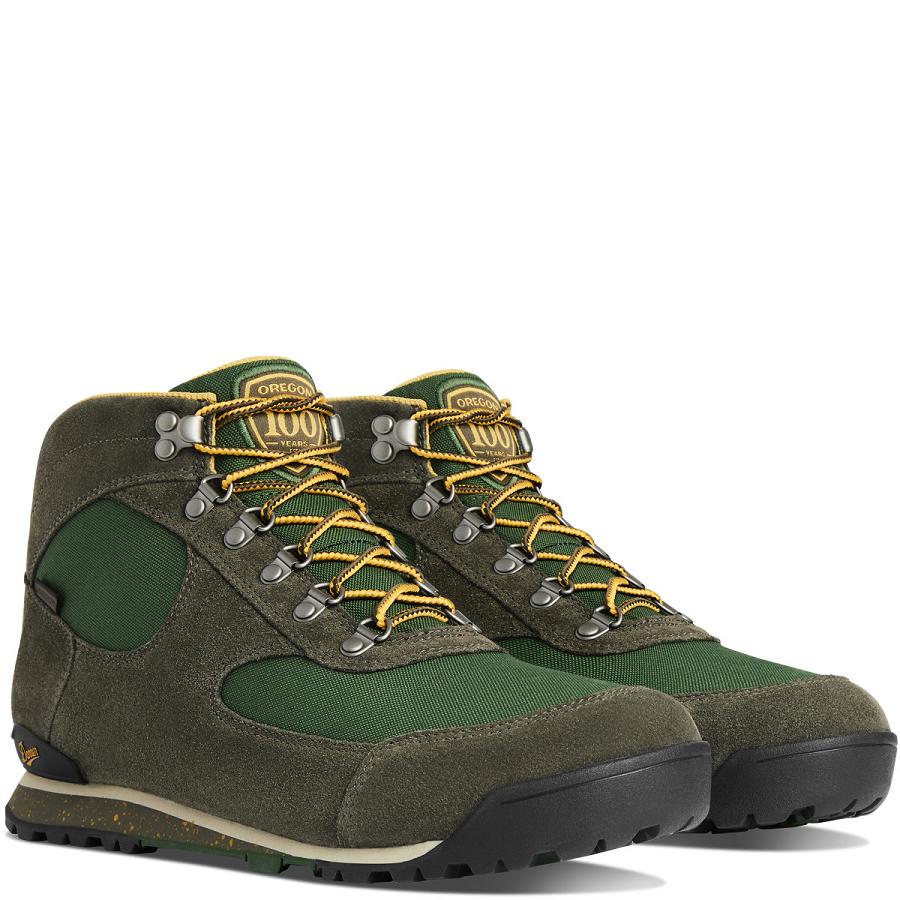 Olive Men's Danner Jag OR State Parks Centennial Hiking Boots | NZ4812PQ