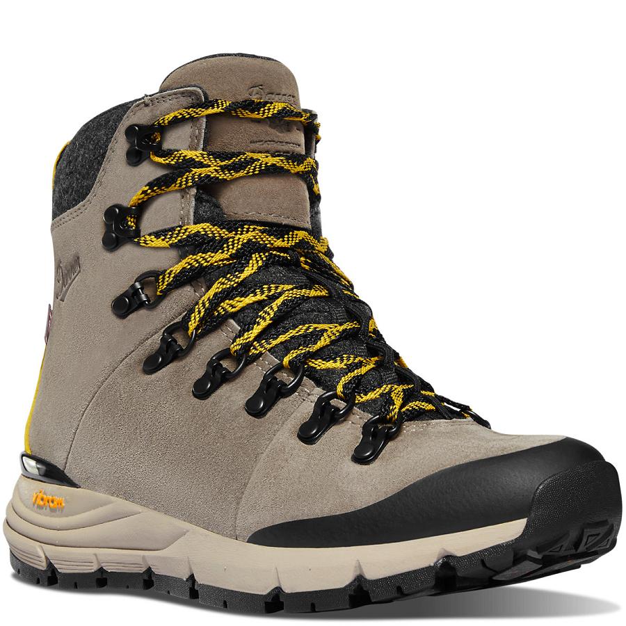 Olive / Yellow Women's Danner Arctic 600 Side-Zip 7