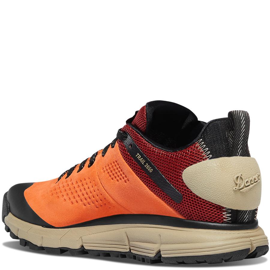 Orange Women's Danner Trail 2650 GTX Hiking Shoes | NZ4393GL