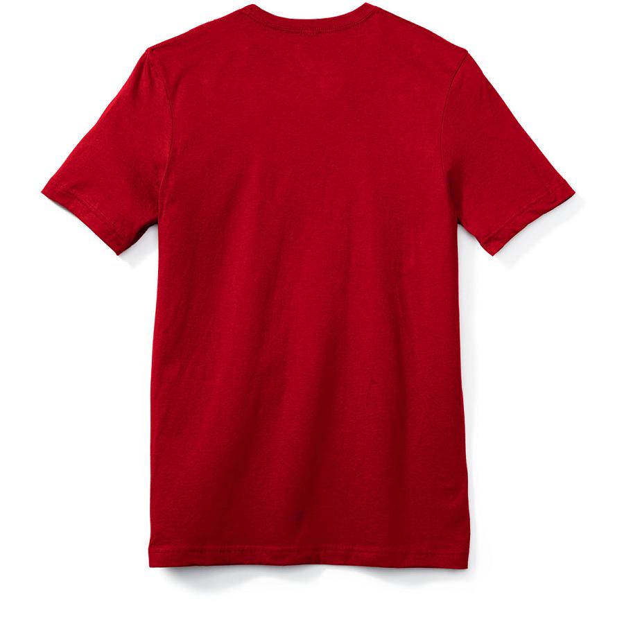 Red Men's Danner Distressed Logo SS Tee Clothing | NZ5020WY