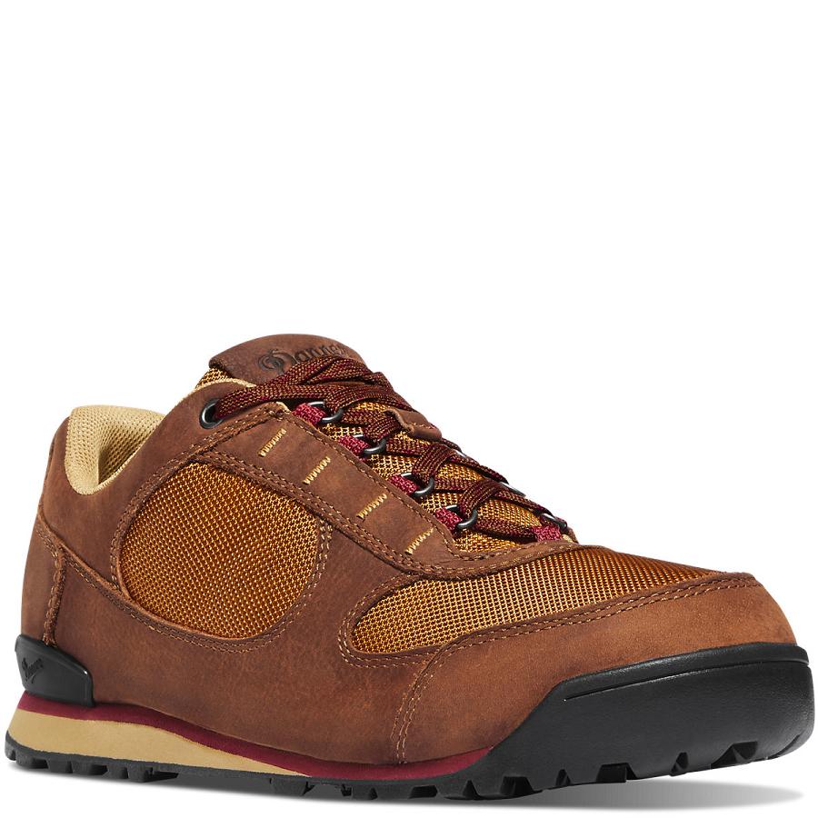 Red Men's Danner Jag Low Hiking Shoes | NZ4775GL